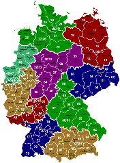 Deutschlandkarte klein